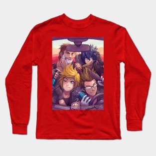 Four Guys in a Car Long Sleeve T-Shirt